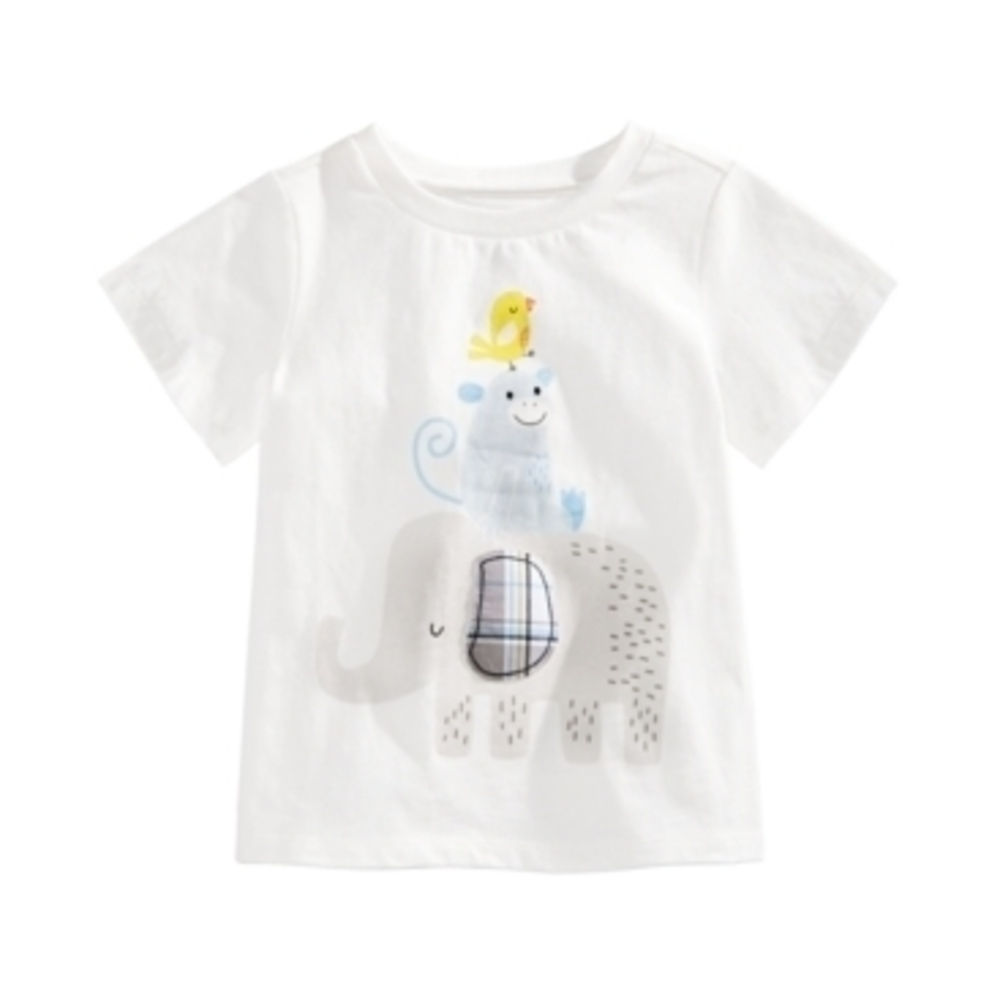 First Impressions Baby Boys Elephant Tee, 3-6M, Cotton